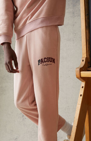 Light Pink Straight Leg Sweatpants image number 3