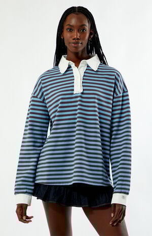 Mona Striped Rugby Long Sleeve Top image number 1