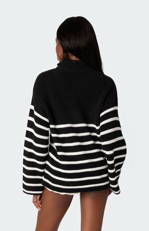 Oversized Quarter Zip Sweater image number 5