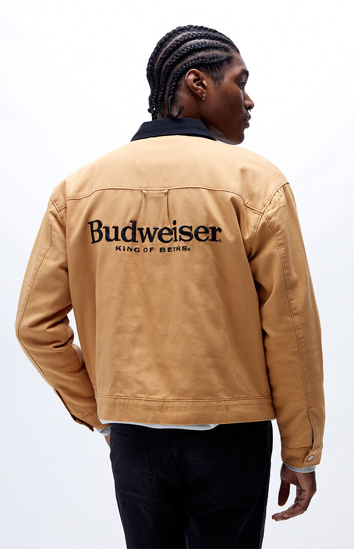 Huf budweiser denim jacket on sale