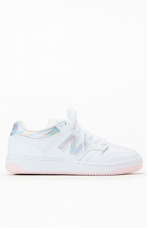 Kids White & Pink 480 Shoes image number 1