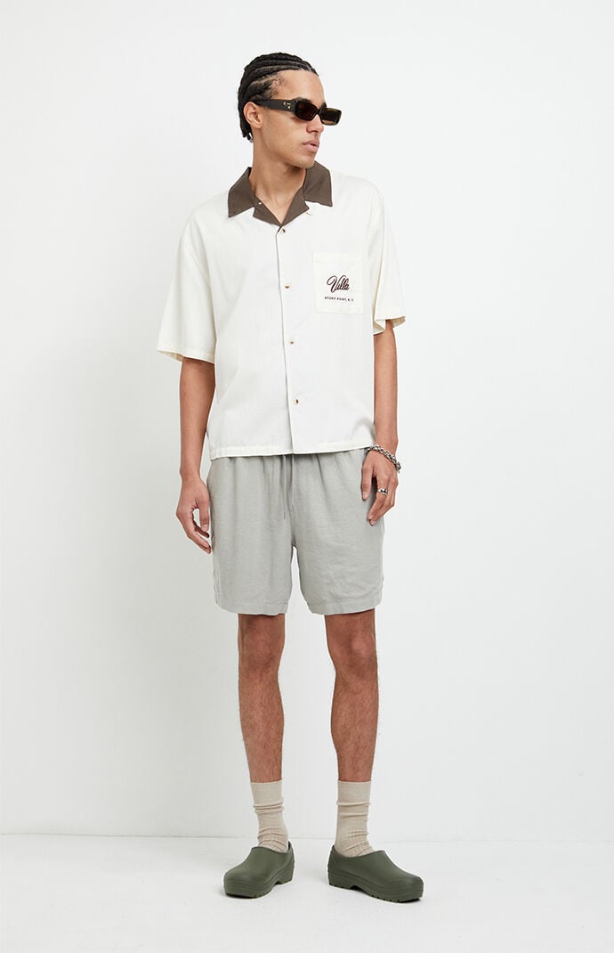 Pacsun Gray Linen Shorts