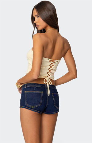 Belline Knit Strapless Top image number 5