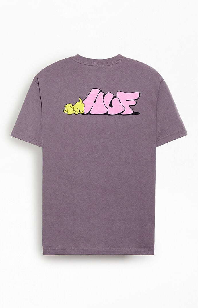 Huf Dog Sense T Shirt Light Plum