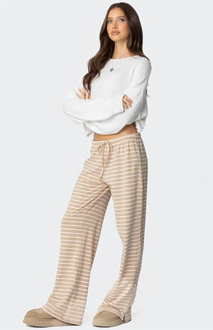 Jona Stripey Slit Pants image number 3