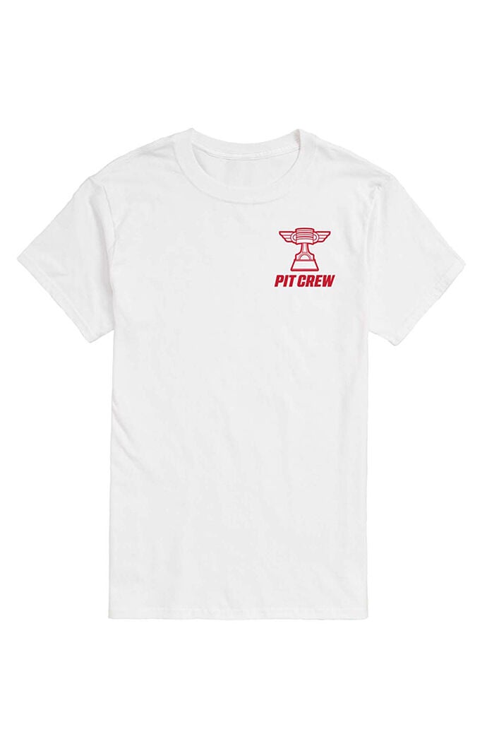 Hybrid Apparel Cars Team Lightning McQueen Pit Crew T-Shirt