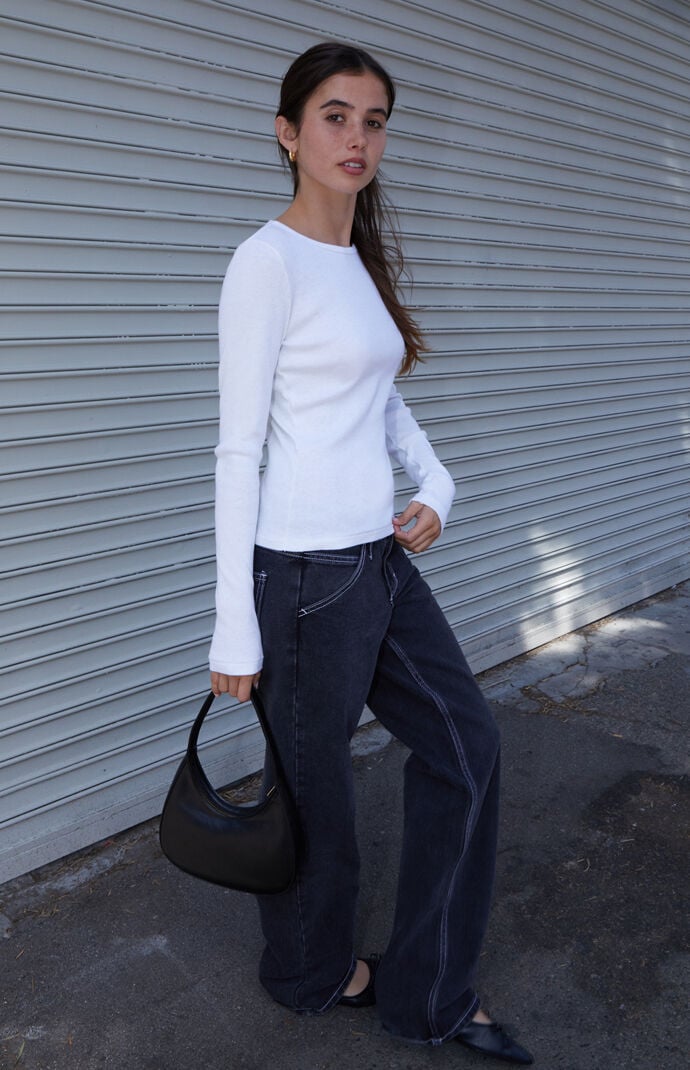 John Galt Leah Long Sleeve Top