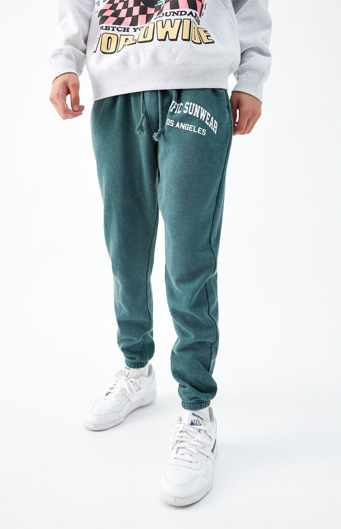 pacsun green sweatpants