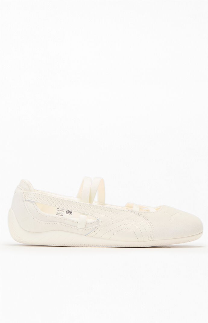 Puma Women's Cream Speedcat Ballet Python II Sneakers