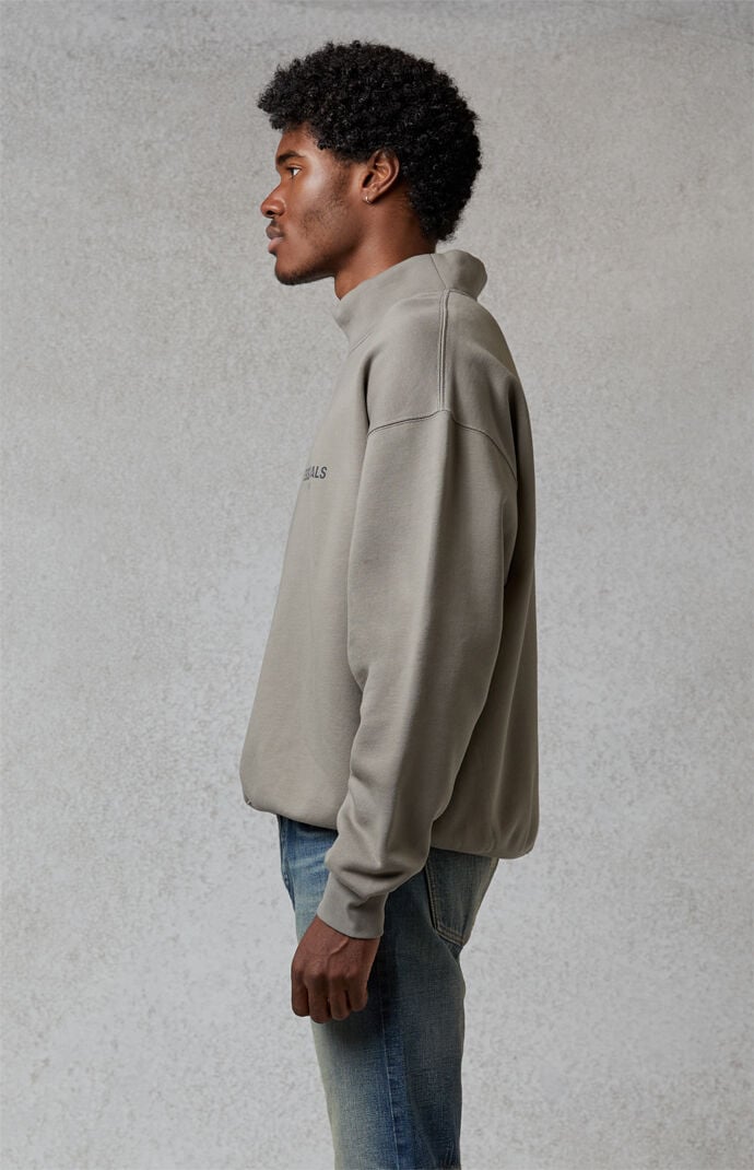 Fear of god essentials hoodie cement online
