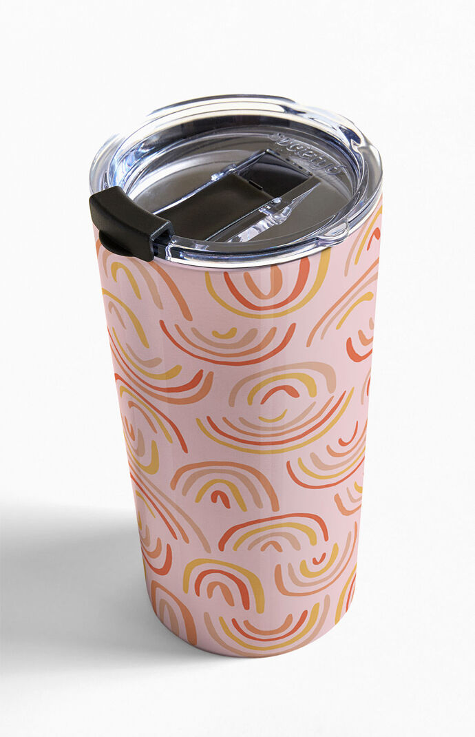 Rainbow Print Travel Mug