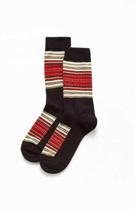 Acadia Striped Crew Socks