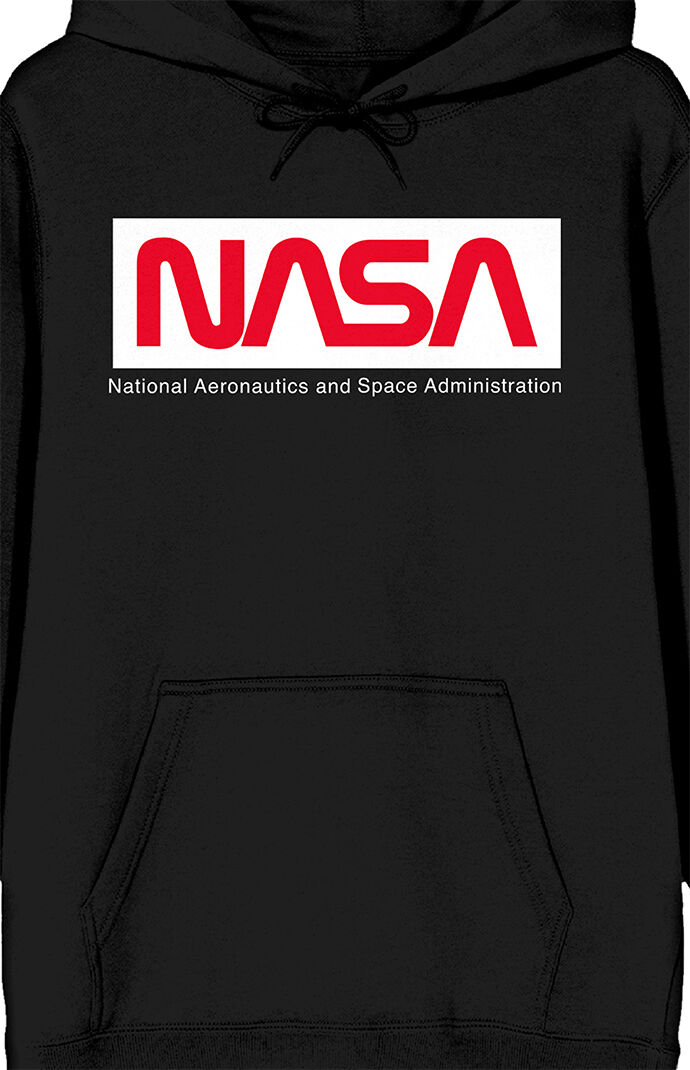 Pacsun x nasa top patch white pullover hoodie