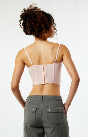 Pointelle Knit Corset image number 4