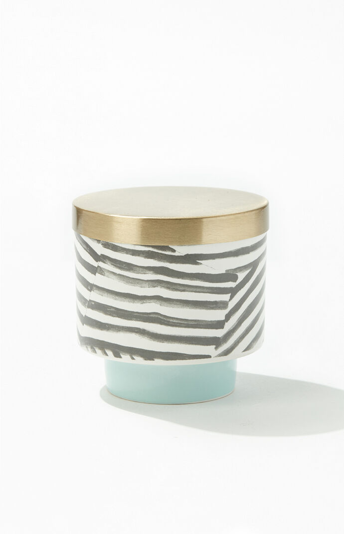 Sugared Blossom Lidded Ceramic Candle