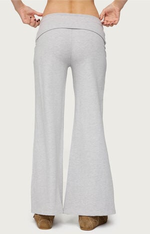 Petite Wide Leg Fold Over Pants image number 3
