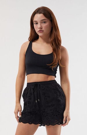 Phoebe Eyelet Shorts image number 3