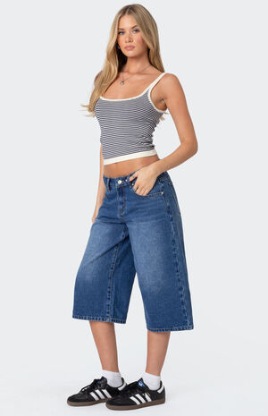 Saylor Striped Knit Tank Top image number 4