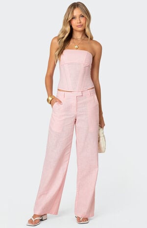 Arya Linen Look Corset image number 2