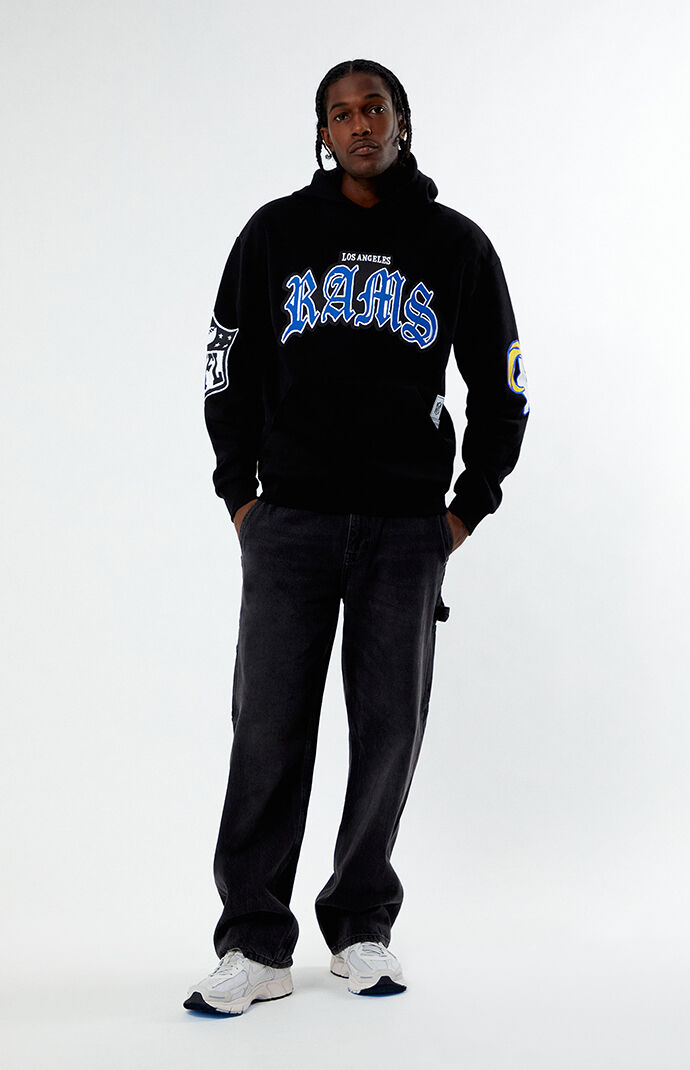 【U LAN】(UNISEX) Rams brushed hoodie Los Angeles Rams Sweatshirts & Fleece, Rams Sweatshirts