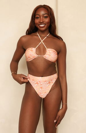 Amalfi String Tie Bandeau Bikini Top image number 4