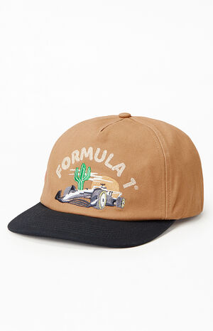 x PacSun Colorblock Travis County Cactus Snapback Hat image number 4