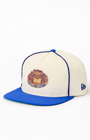 LA Dodgers Nylon World Series Snapback Hat image number 4