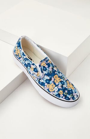 Floral Classic Slip-On Sneakers image number 1