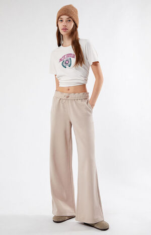 Pacific Sunwear Crest Bungee Flare Sweatpants image number 1