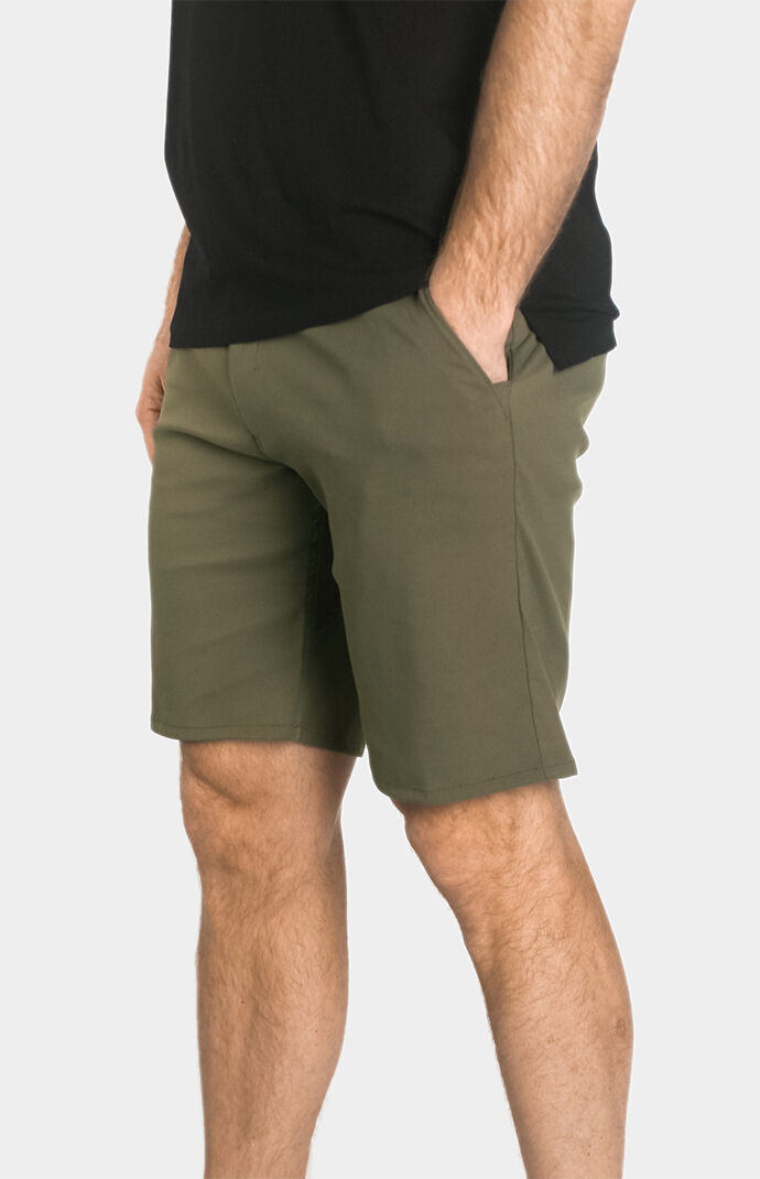 Olive Liberty 9" Shorts