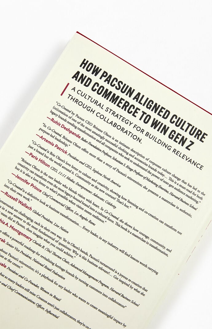 Pacsun Co-Created Book by Brieane Olson