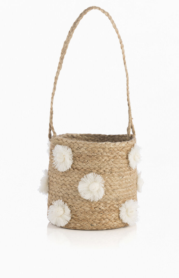 Set Of 2 Natural Hanging Planters
