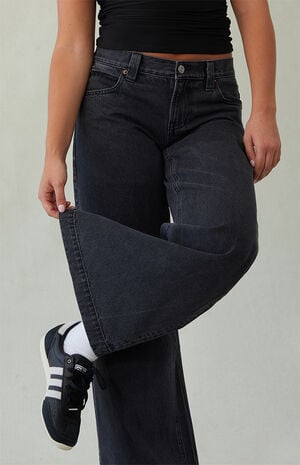 Sloane Low Rise Ultra Baggy Jeans Faded Black Sloane Low Rise Ultra Baggy Jeans Faded Black image number 4