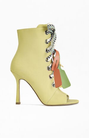 Women's Rovea Khaki Stiletto Booties image number 1
