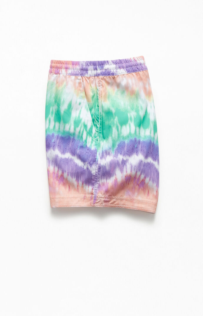 Tie-Dyed 15" Swim Trunks