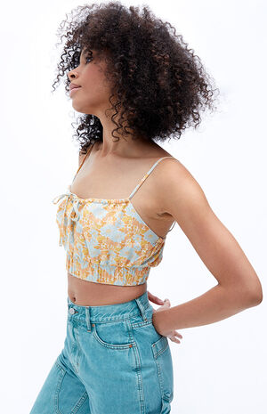 Goldie Floral Crop Top image number 2
