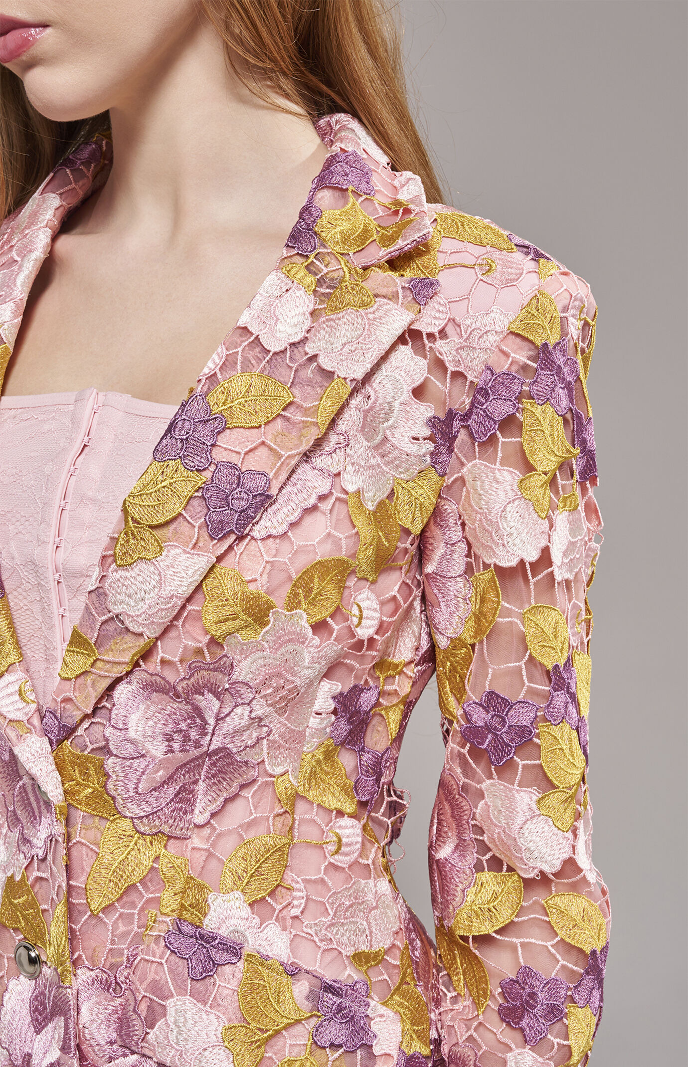 AZALEA WANG Thalena Floral Blazer