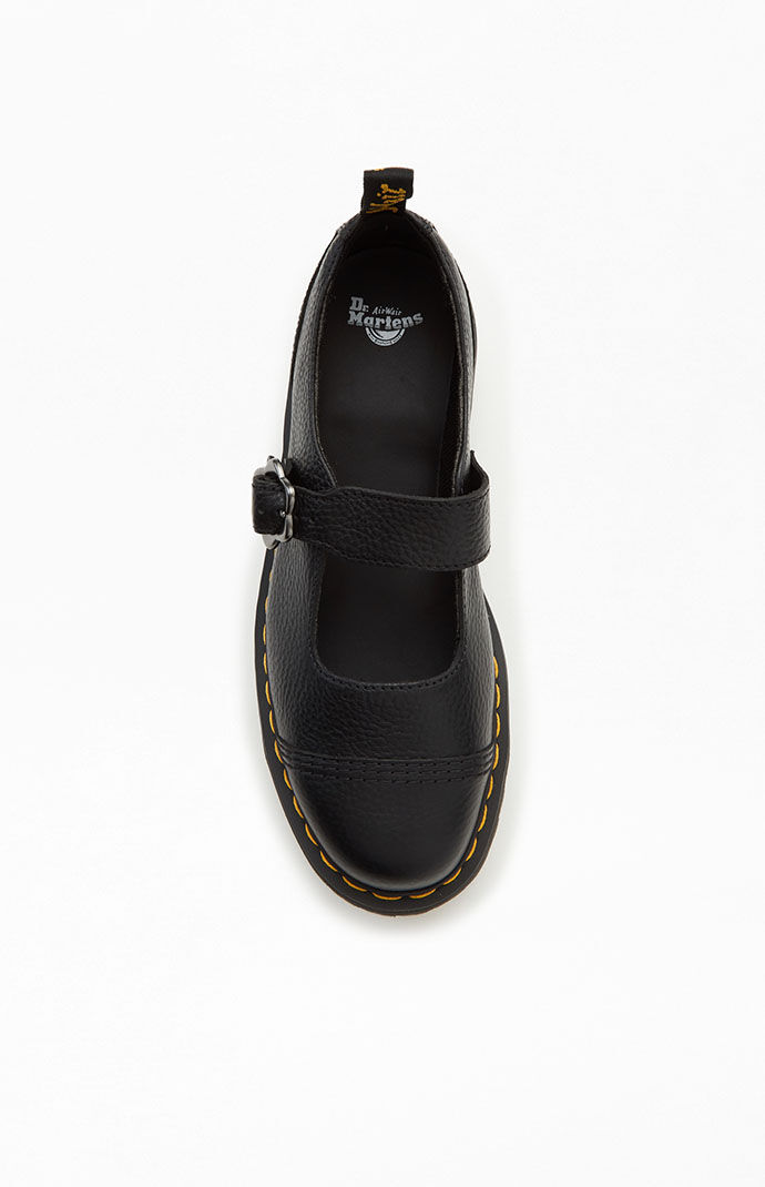 ユズハナ Dr Martens Women's Addina Flower Buckle Platform Shoes | PacSun