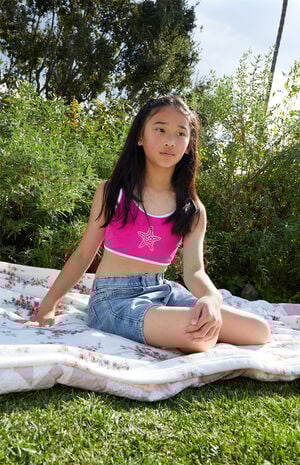 Eco Cropped Bikini Top & Bikini Bottom Set image number 5