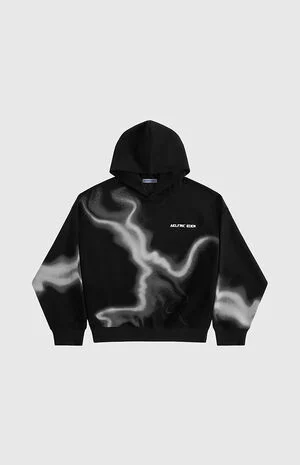 Thermal Blurred Image Oversized Hoodie image number 4