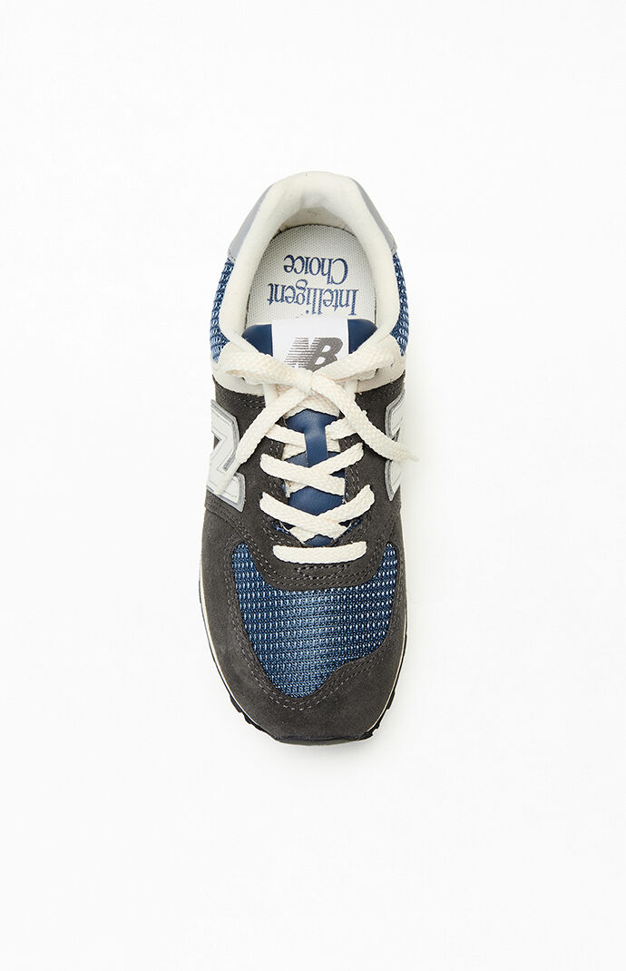 New Balance Kids Black 574 Shoes
