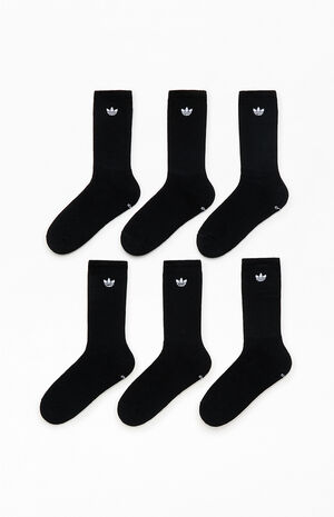 6 Pack Trefoil Crew Socks image number 2