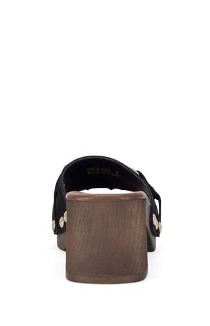 Women's Epsilon Black Platform Sandals image number 3