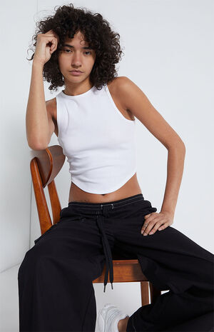 Curved Hem Tank Top image number 3