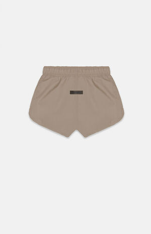 Women's Desert Taupe Running Shorts image number 1