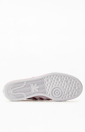 Red & White Nizza RF Platform Sneakers image number 4