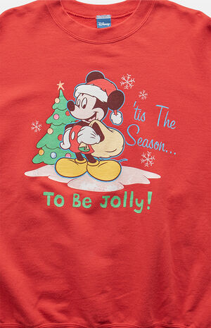 2000s Mickey Tis the Season Crew Neck Sweatshirt image number 4