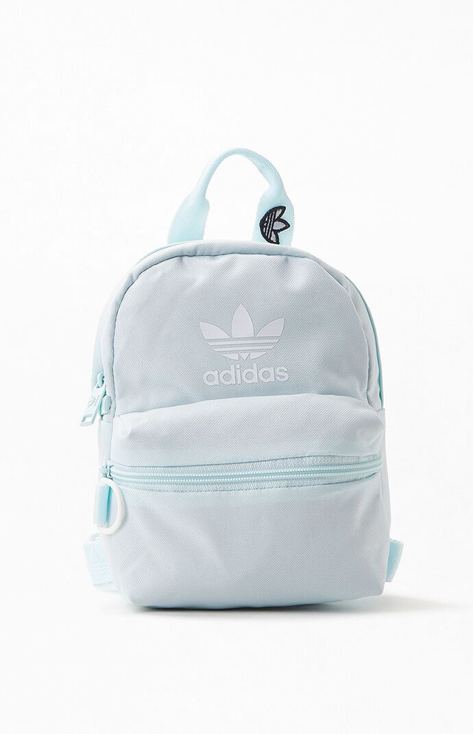 adidas Recycled Blue White Trefoil 2.0 Mini Backpack PacSun