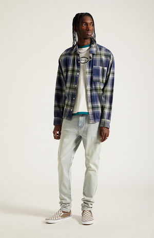 Bryce Stacked Skinny Jeans Stretch Light Indigo image number 6