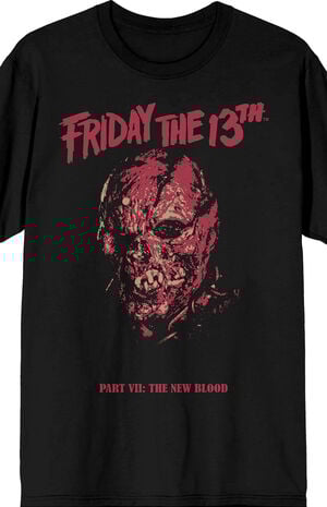 Friday the 13th New Blood Jason Unmasked T-Shirt image number 2